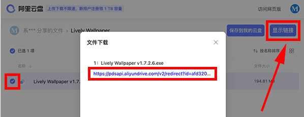 阿里云盘直链解析工具