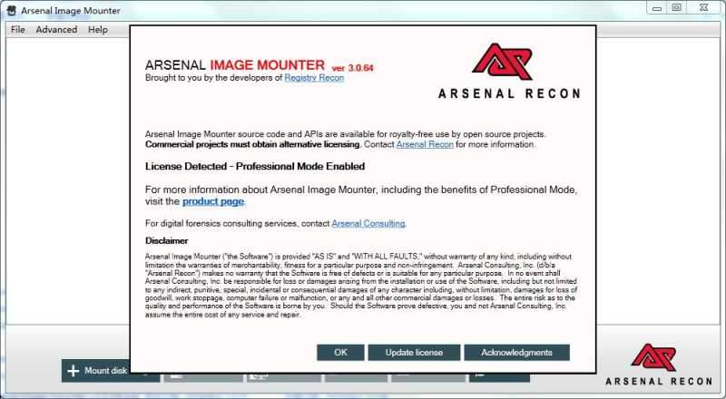 Arsenal Image Mounter