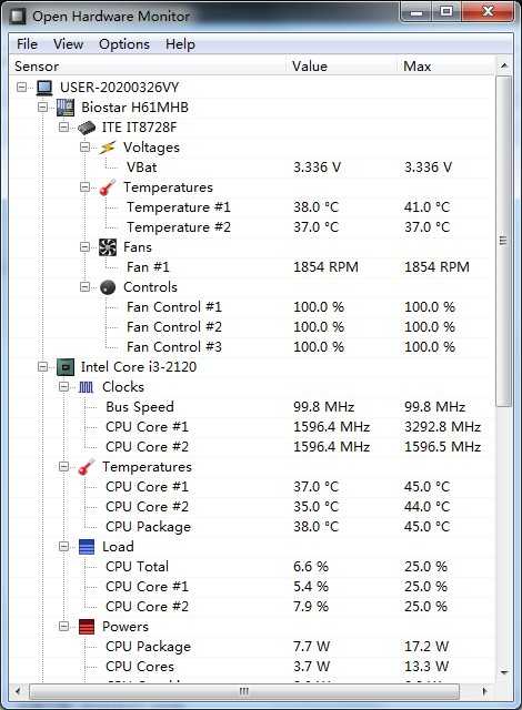 Open Hardware Monitor