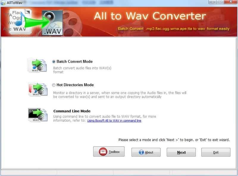 Boxoft All to Wav Converter