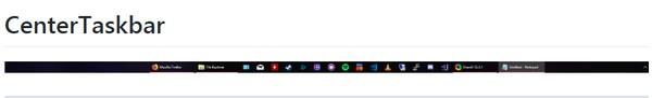 CenterTaskbar