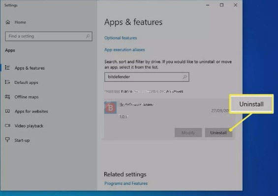 Bitdefender Uninstall Tool