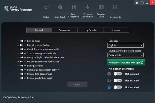 WinZip Privacy Protector 4