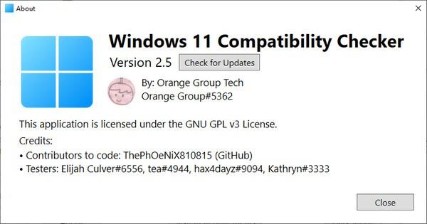 Win11 Compatibility Checker