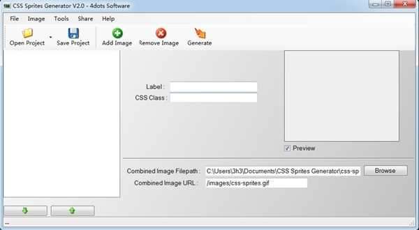 CSS Sprites Generator