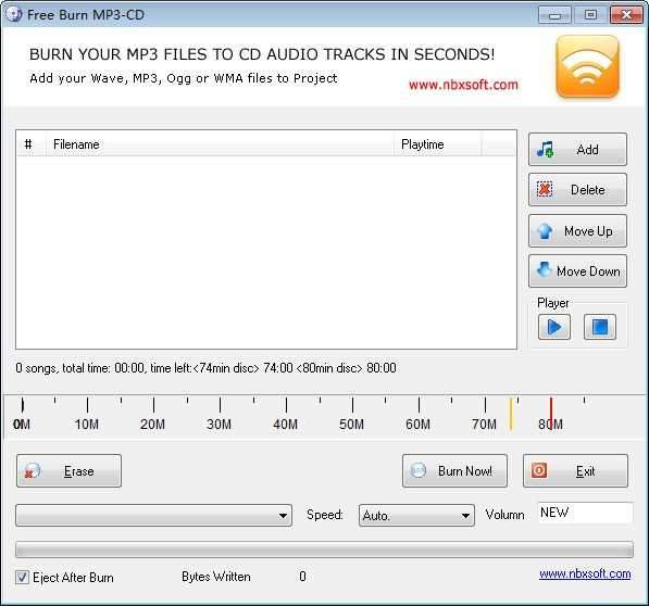 Free Burn MP3-CD