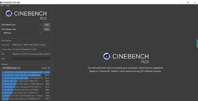 Cinebench R23