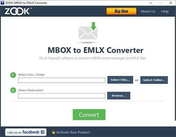 ZOOK MBOX to EMLX Converter