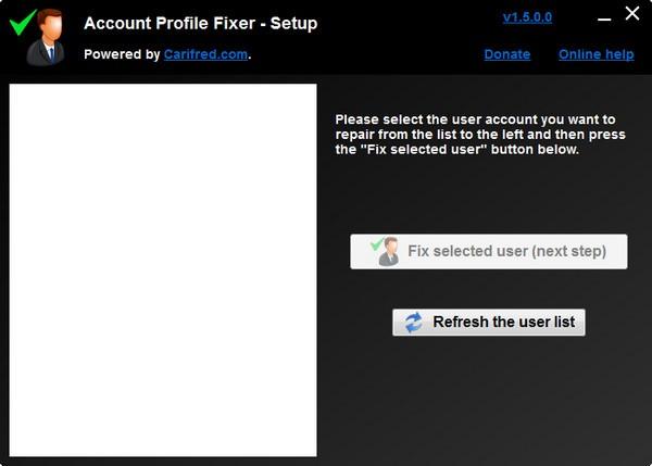 Account Profile Fixer