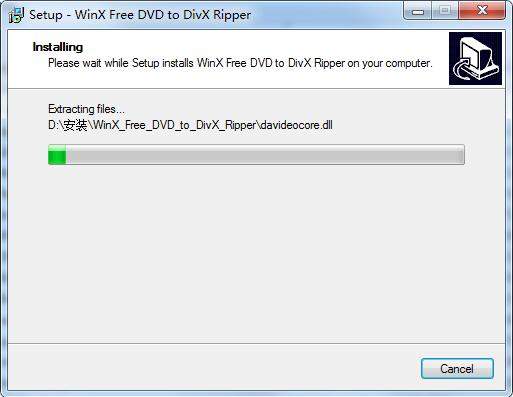 WinX Free DVD to DivX Ripper