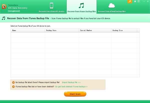Tenorshare iOS Data Recovery
