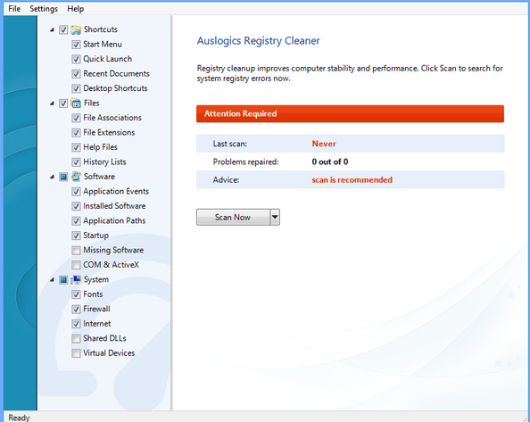 Auslogics Registry Cleaner Pro