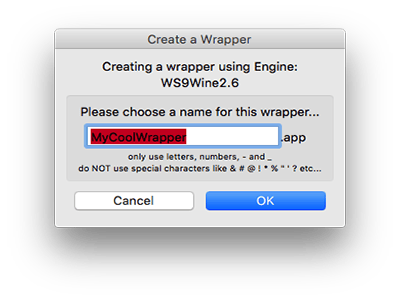 Wineskin for mac