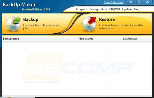 BackUp Maker Standard Edition