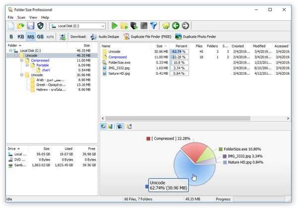 Folder Size Professional