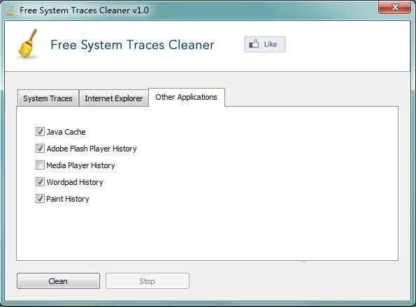 Free System Traces Cleaner