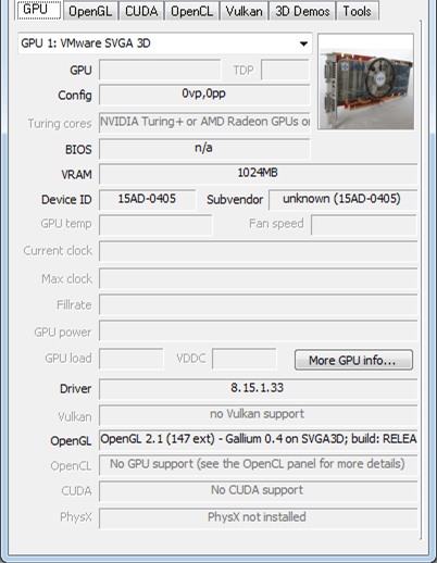 GPU Caps Viewer