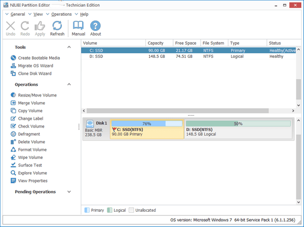 NIUBI Partition Editor