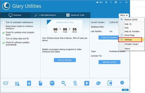 Glary Utilities Pro