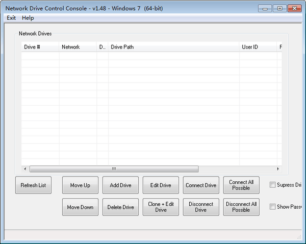 Network Drive Control