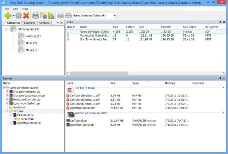 Easy Disk Catalog Maker