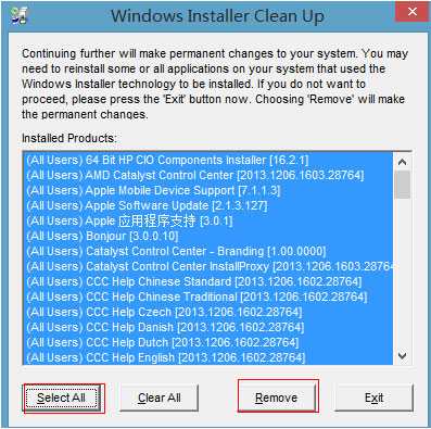 Windows Installer Clean UP