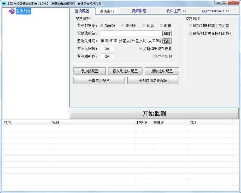 水淼网络舆情监控系统