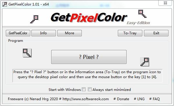 GetPixelColor(屏幕取色器)