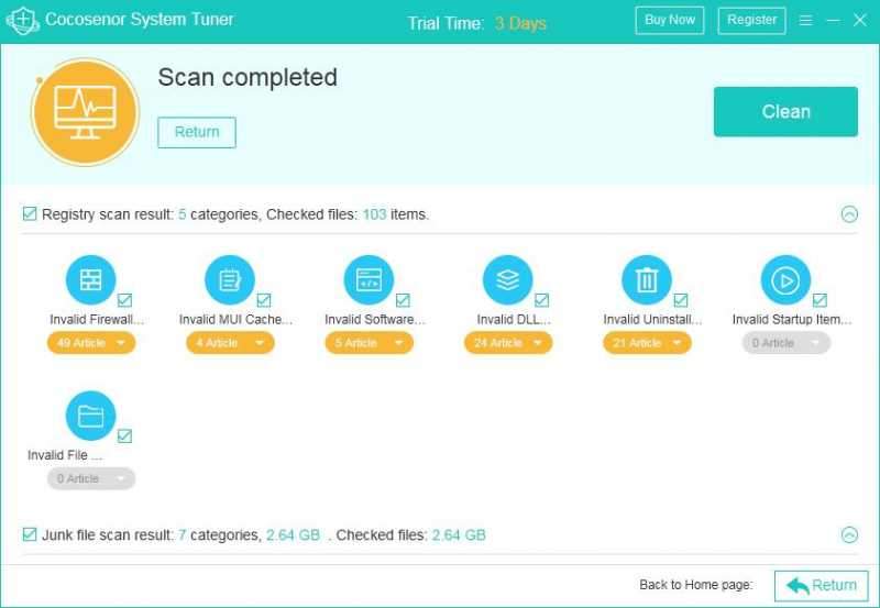 Cocosenor System Tuner