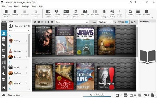 Alfa eBooks Manager(电子书管理工具)