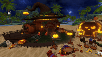 全新系列仙府家具来袭，来《诛仙》手游过万圣节