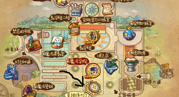 洛克王国神殿在哪,洛克王国神殿位置解析