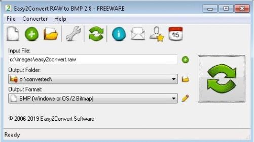 Easy2Convert RAW to BMP(图像格式转换软件)