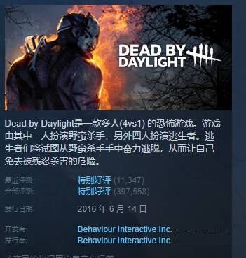 黎明杀机多少钱Steam,黎明杀机售价及打折价格详情