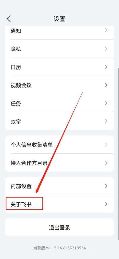 飞书怎么查看版本号？飞书查看版本号教程图片4