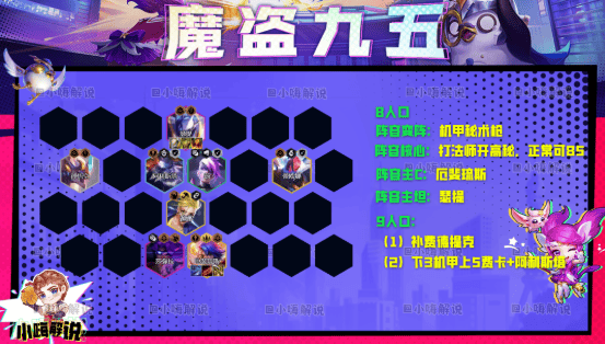 云顶之弈魔盗九五阵容怎么玩,云顶之弈s8魔盗九五阵容玩法攻略