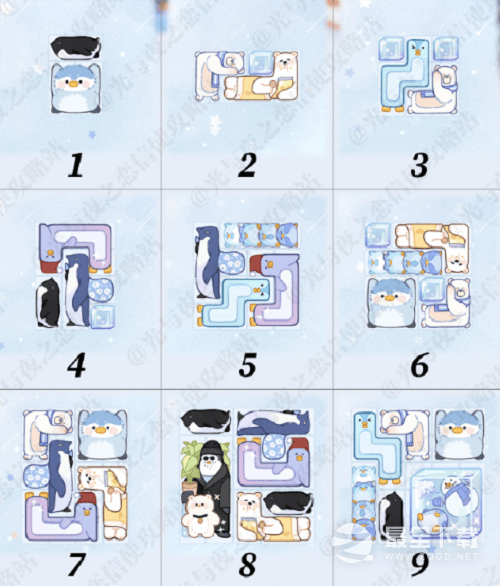 光与夜之恋冰原拼拼乐五个男主怎么过一览