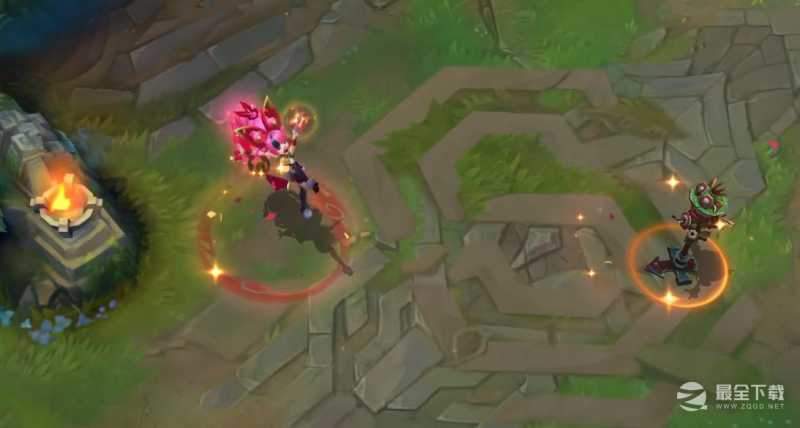 英雄联盟手游焕影迎春佐伊皮肤特效是什么