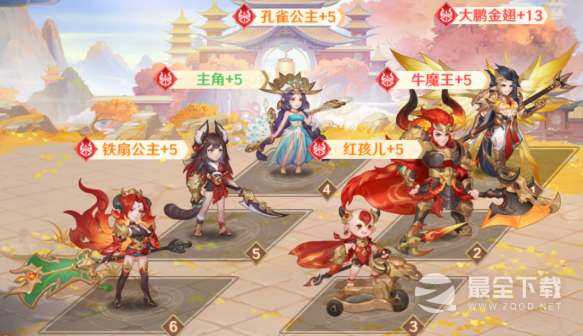 自由西游妖界阵容怎么搭配