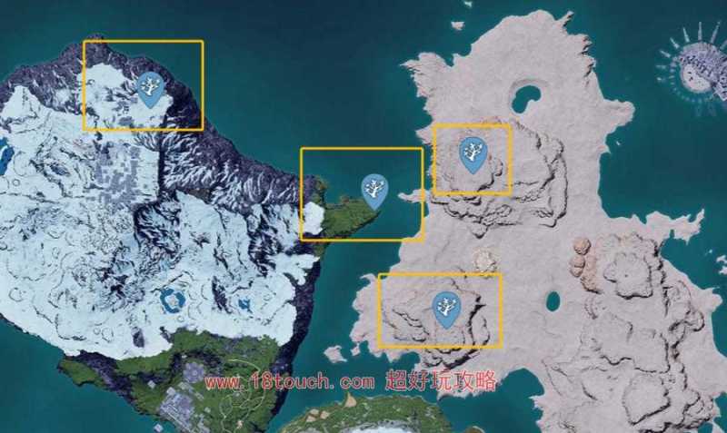 幻兽帕鲁全地图技能树位置一览
