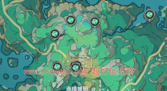 原神清水玉采集分布图一览