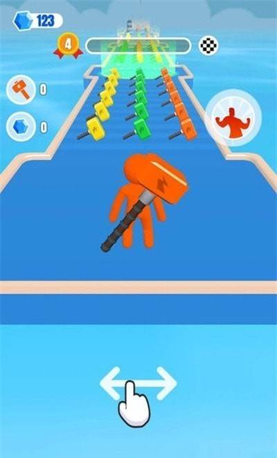 巨锤冲冲冲小游戏