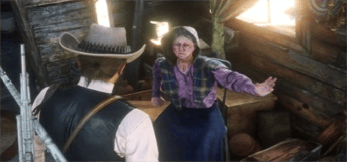 荒野大镖客老太太和4个儿子位置介绍图一