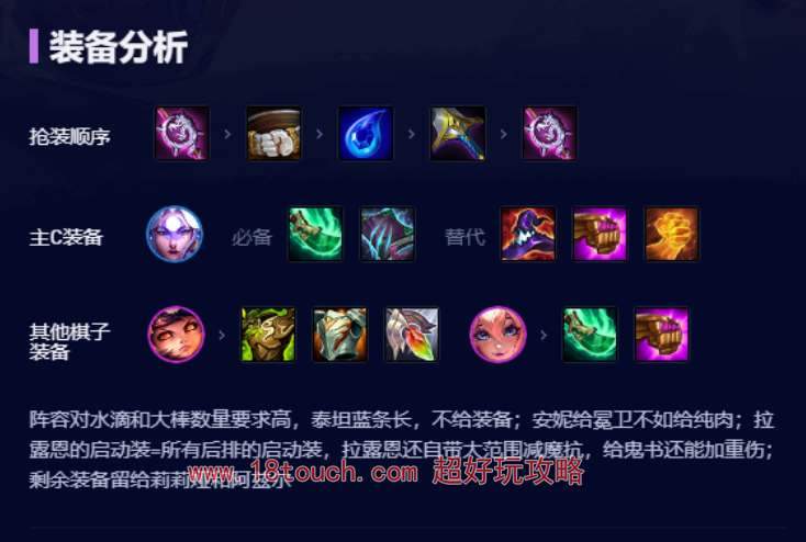 云顶之弈s11神谕拉露恩阵容攻略