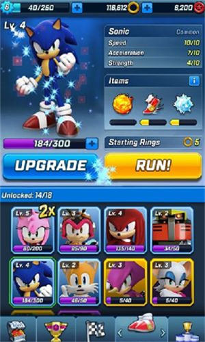 索尼克力量速度之战手机版最新版闯关攻略截图3