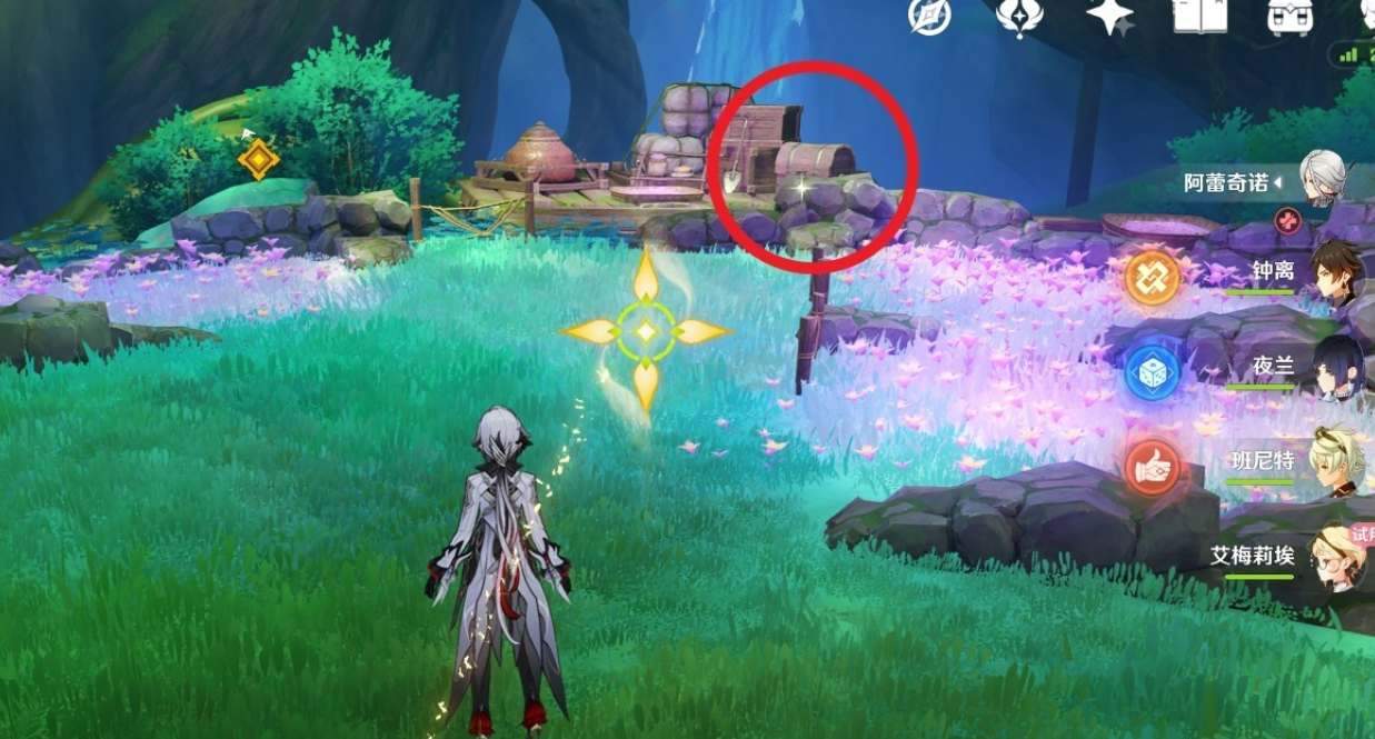 原神调香师传说任务秘境4宝箱位置