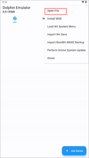 dolphin模拟器安卓版怎么导入游戏1