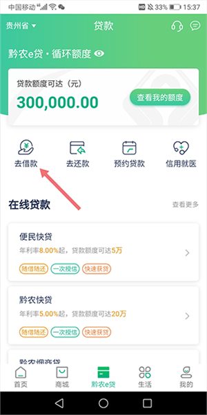 黔农云怎么申请贷款截图2