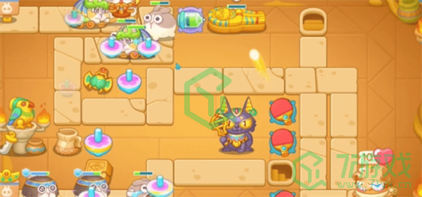 《保卫萝卜4》法老归来第99关通关攻略