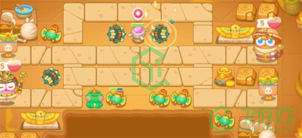 《保卫萝卜4》法老归来第100关通关攻略